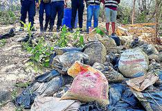 La Policía incauta 50 sacos de mineral aurífero valorizado en más de S/ 200,000
