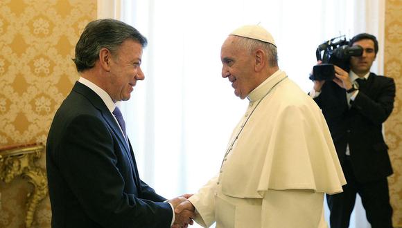 Juan Manuel Santos visitará al papa Francisco en diciembre