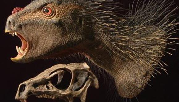 Descubren nueva especie de dinosaurio mezcla de puercoespín y vampiro