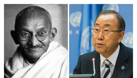 Secretario general de la ONU pide volver a los ideales de Gandhi para combatir el extremismo