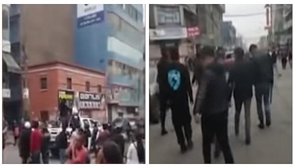 Ambulantes arremetieron contra fiscalizadores en La Victoria (VIDEO)