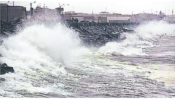 Marina de Guerra informa sobre condiciones adversas en todo el litoral del país.