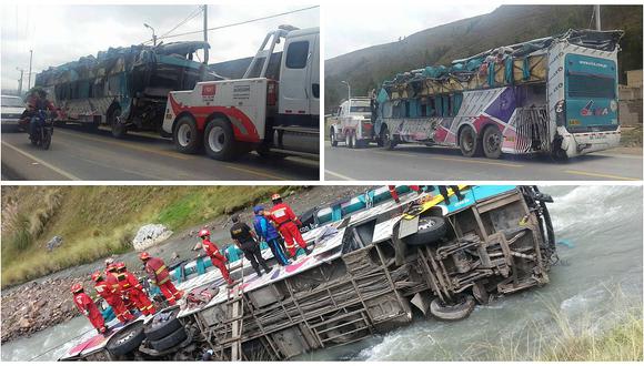 Sutran suspende bus de Civa que se accidentó en Cusco e inhabilita a conductores