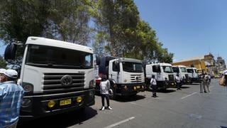 Municipio de Ica alquila camiones con monto mayor al primer proceso de alquiler