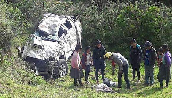 Un muerto y seis heridos en vía Abancay – Andahuaylas