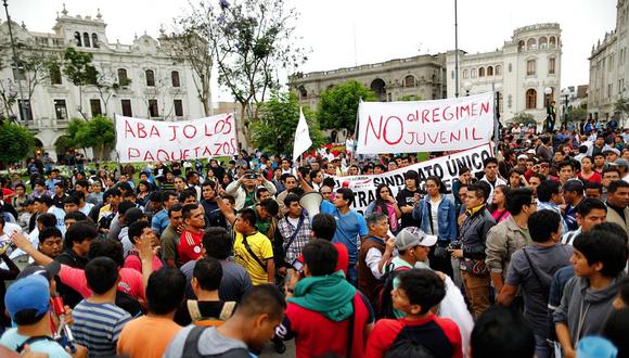 Convocan marcha contra ley fujimorista que propone que estudiantes trabajen sin sueldo