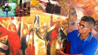 Piura: Artista Paulino Martel y sus 35 años en el mundo del arte