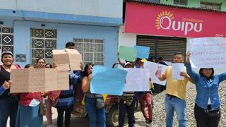 Huánuco: emprendedores exigen entrega de su dinero a financiera Quipu