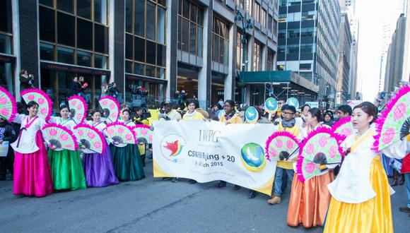 Día Internacional de la Mujer: Miles marcharon en Nueva York