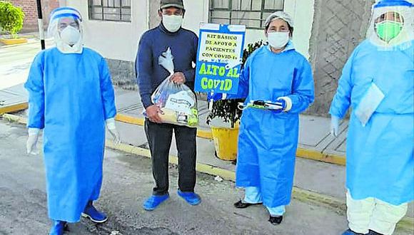 Empresa continúan apoyando a personal de salud en Arequipa