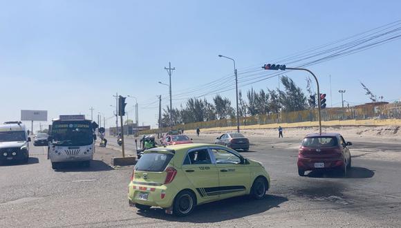Correo se encuentra en esta zona de la ciudad para constatar la situación actual del tránsito vehicular. (Foto: GEC)