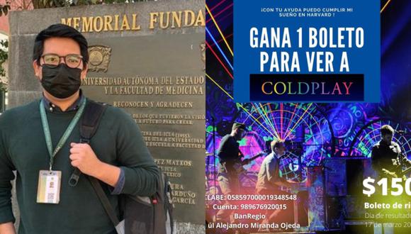 Joven mexicano Raúl Mirando sorteará las entradas para el concierto de Coldplay el próximo 17 de marzo
