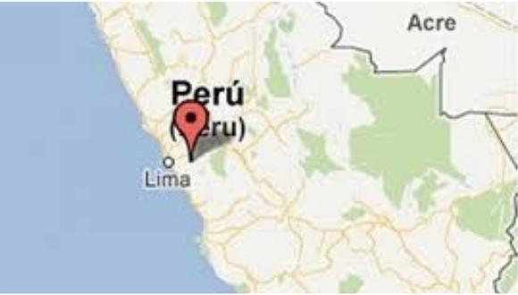 Sismo de 3.7 se registró esta tarde en Lima