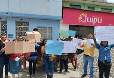 Huánuco: emprendedores exigen entrega de su dinero a financiera Quipu