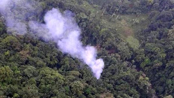 Colombia: ​Mueren 15 policías al caer helicóptero en operación contra banda