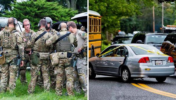 Estados Unidos: cerca de 3 muertos y 5 heridos dejó tiroteo en Maryland (FOTOS Y VÍDEO)