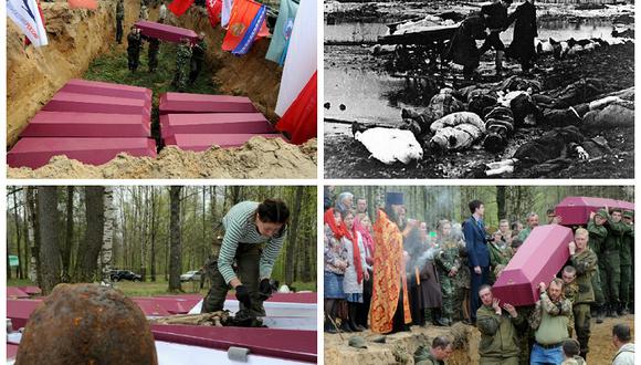 Rusia: Entierran a casi mil soldados soviéticos 70 años después de la II Guerra Mundial