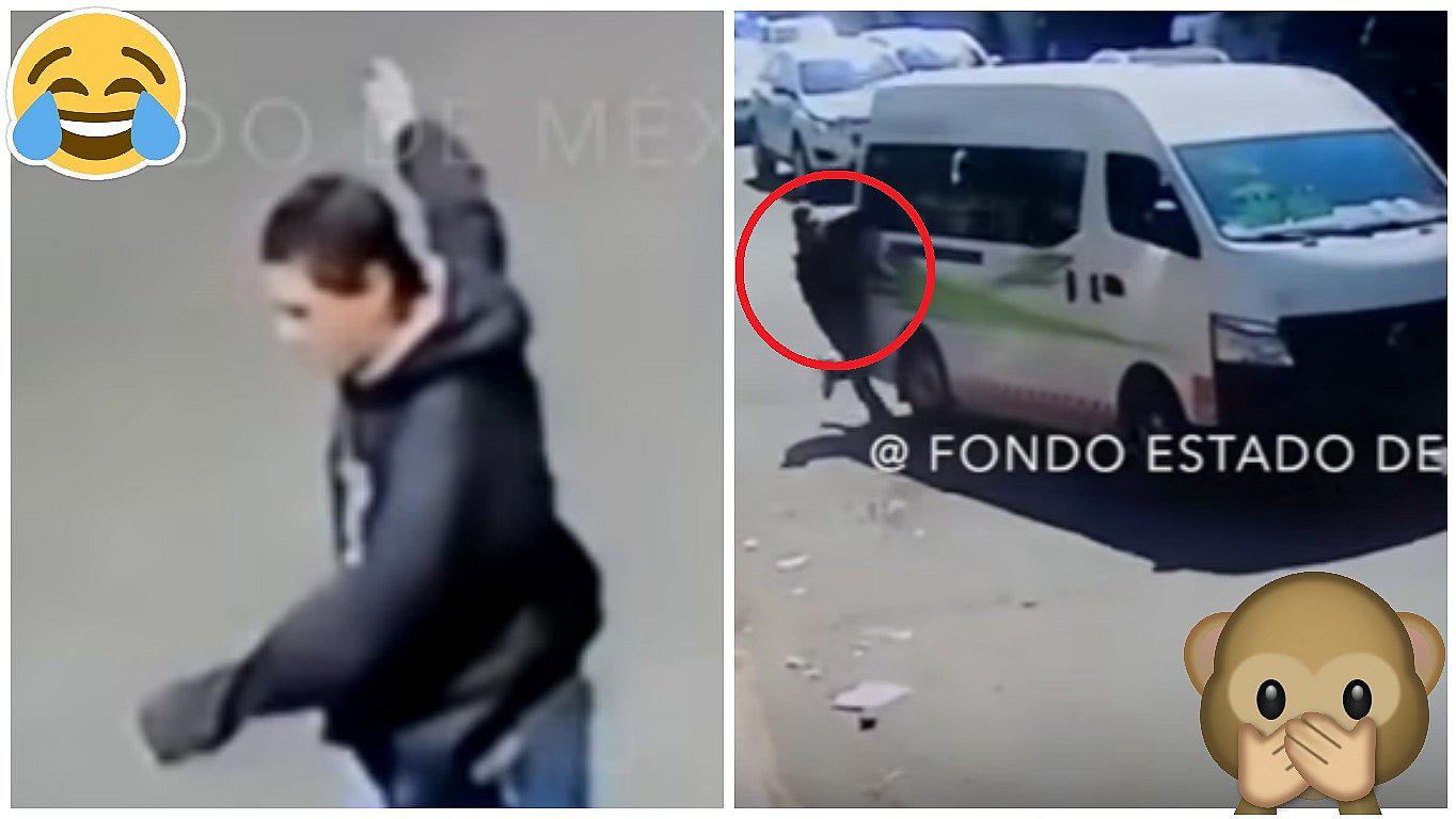 YouTube: ladrón indignado porque quiso robar celular y terminó arrastrado por combi (VIDEO)