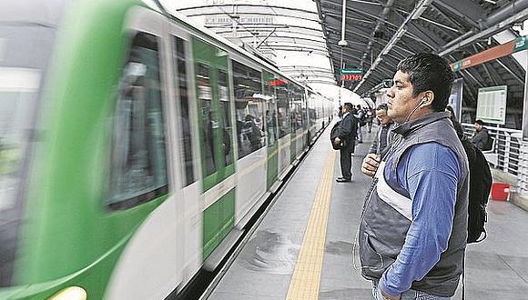 Semana Santa: trenes del Metro de Lima circularán cada 11 minutos