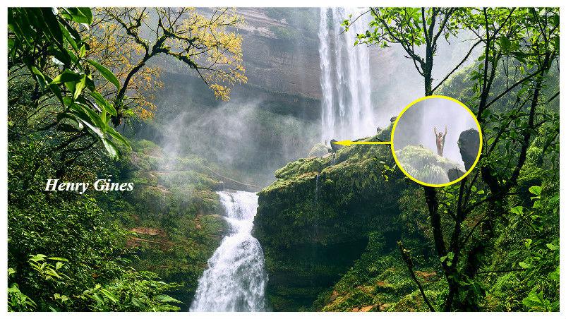 Oxapampa: ​Conoce la catarata que es tragada por la tierra