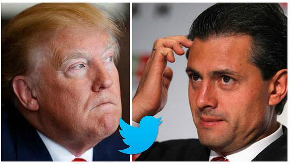 Donald Trump y Peña Nieto pelean sobre pago de muro en Twitter (FOTOS)