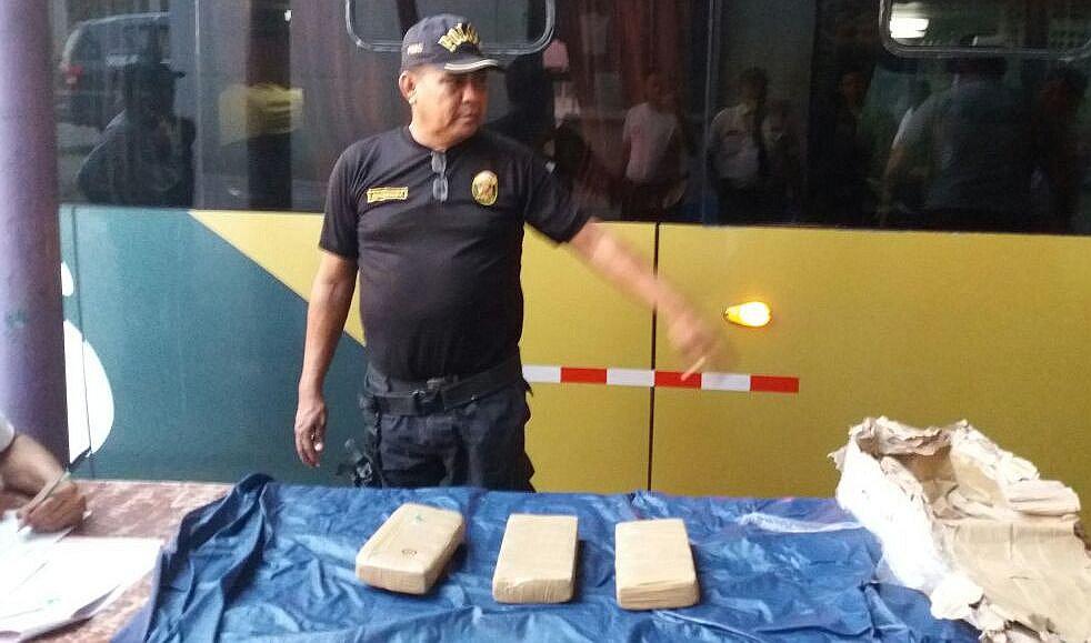Tumbes: Incautan cerca de 3 kilos de droga en el centro aduanero de Carpitas