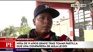 Independencia: escolar de 11 años con muerte cerebral tras ingerir pastilla | VIDEO 