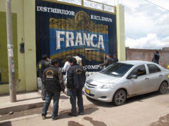 Asalto a depósito de cerveza Franca