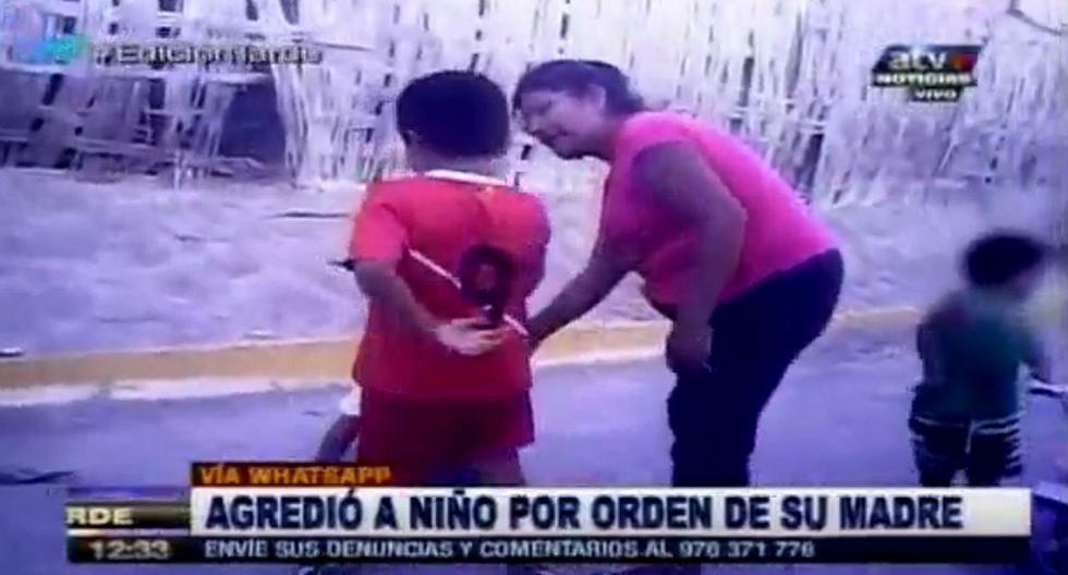 Indignante Madre Obliga A Su Hijo A Golpear A Otro Menor Peru Correo