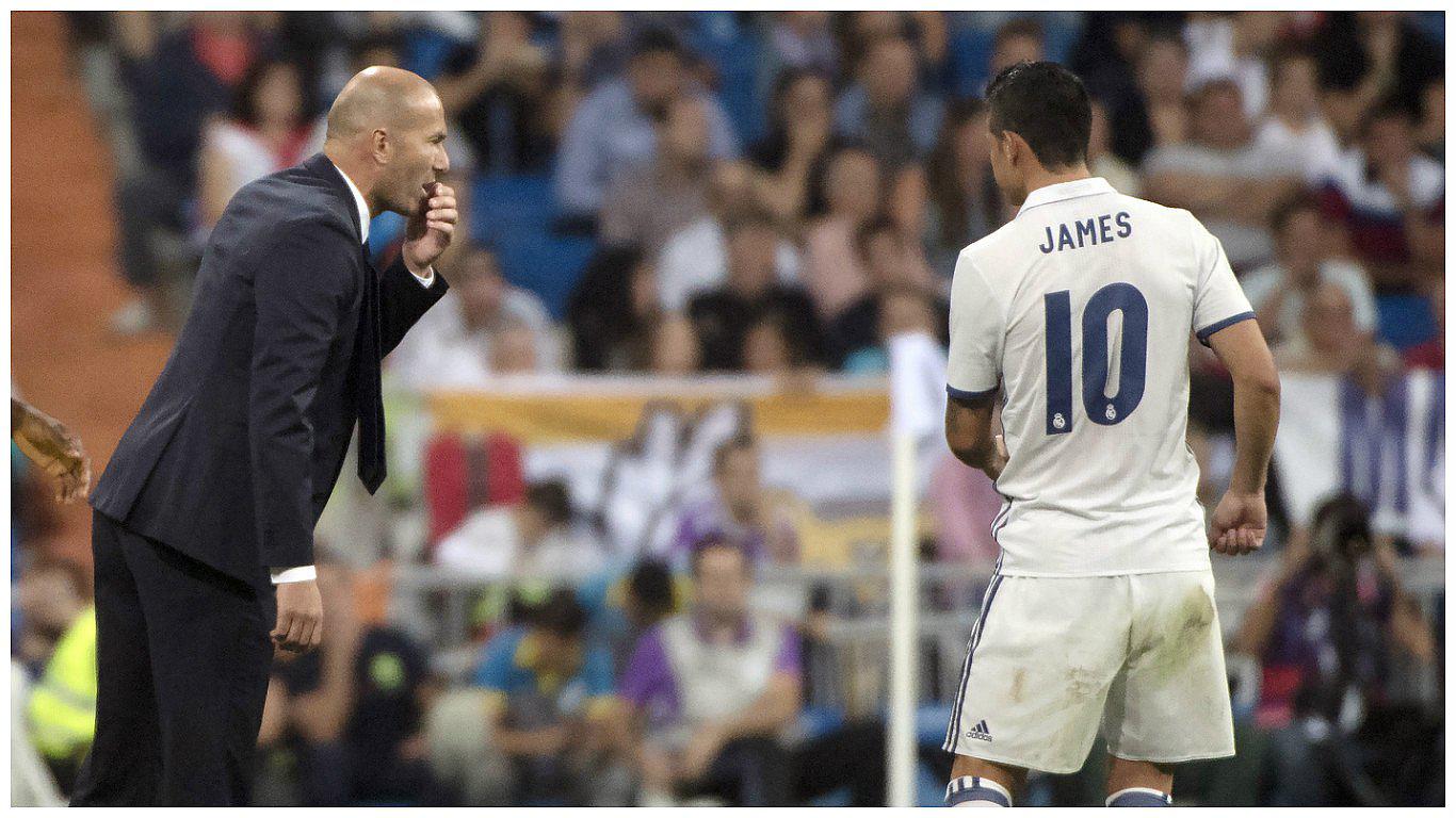 Real Madrid: Zinedine ​Zidane habló sobre la situación de James Rodríguez