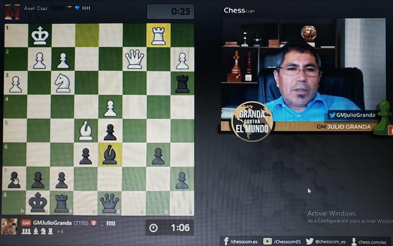 ​GM Julio Granda aceptó el reto de jugar ajedrez contra el mundo