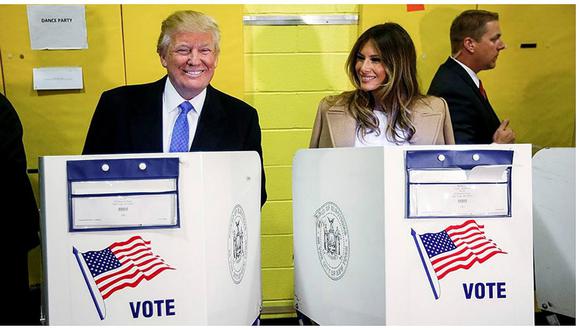 Elecciones en EE.UU: ¿Donald Trump dudó hasta el minuto final del voto de su esposa?