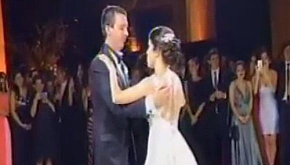 Mijael Garrido Lecca: su primer baile como esposo tuvo sorprendente final (VIDEO)