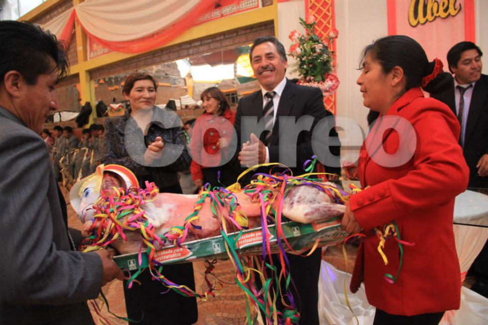 La palpa en las bodas típicas de Huancayo (FOTOS)