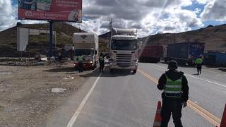 Cierran frontera entre Lima y Junín en sector de Ticlio