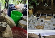 Policía destruye laborario de “narcos” con más de 3 toneladas de insumos en el Vraem