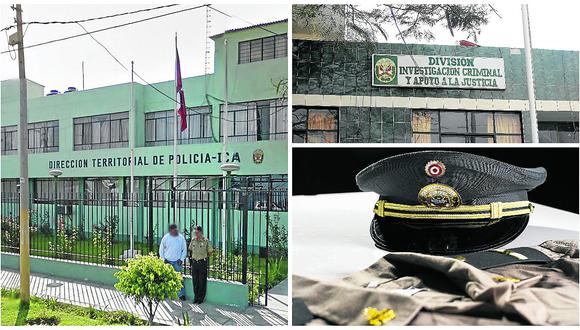 Ica: Policías denuncian a comandante jefe de Depincri por irregularidades