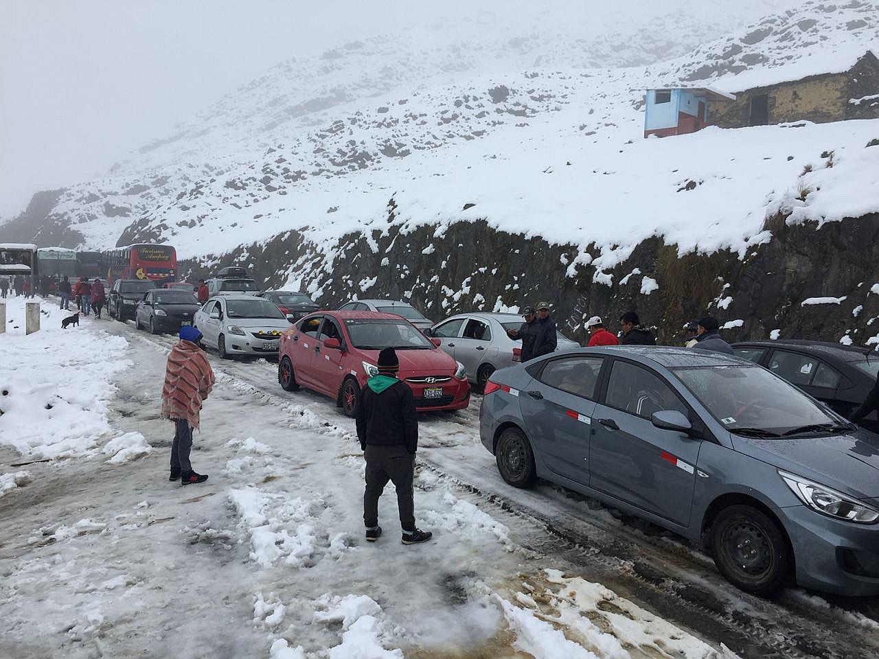 Lluvias y nevadas azotan zonas altas del Perú (FOTOS) 