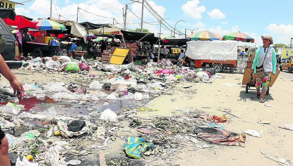 Piura: La Diresa teme epidemias por la falta del recojo de residuos sólidos