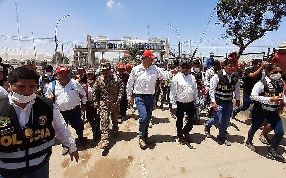 Presidente Vizcarra anunció desvió de cauce en Quebrada del Diablo