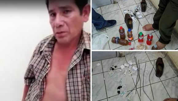 Trujillo: Hombre va a visitar a su hijo al penal y mira lo que le encuentran (VIDEO) 