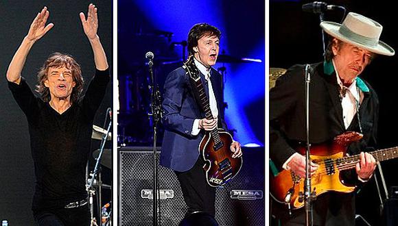 The Rolling Stones, Paul McCartney y Bob Dylan, juntos en un macroconcierto