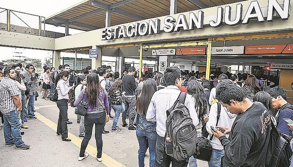 Metro de Lima devolverá pasajes a usuarios afectados por suspensión de servicio