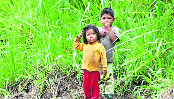 Desnutrición y parasitosis 'devoran' a niños de la selva
