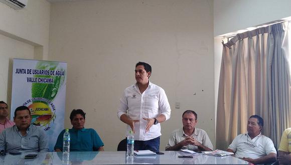 Luis Valdez se reúne con la Junta de Usuarios de Agua del Valle Chicama (VIDEO) 