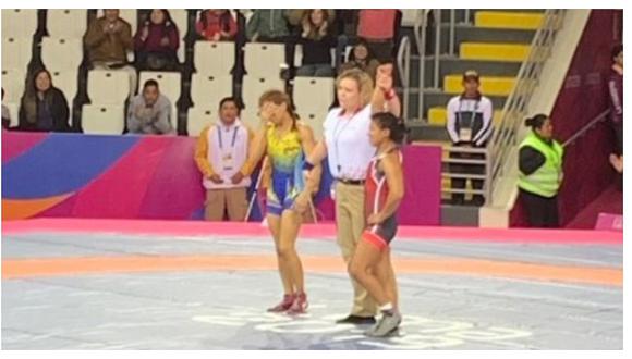 ​Lima 2019: Thalia Mallqui ganó medalla de bronce en lucha (VIDEO)