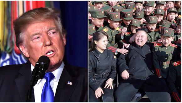 Donald Trump avisa que "todas las opciones están sobre la mesa" con Corea del Norte
