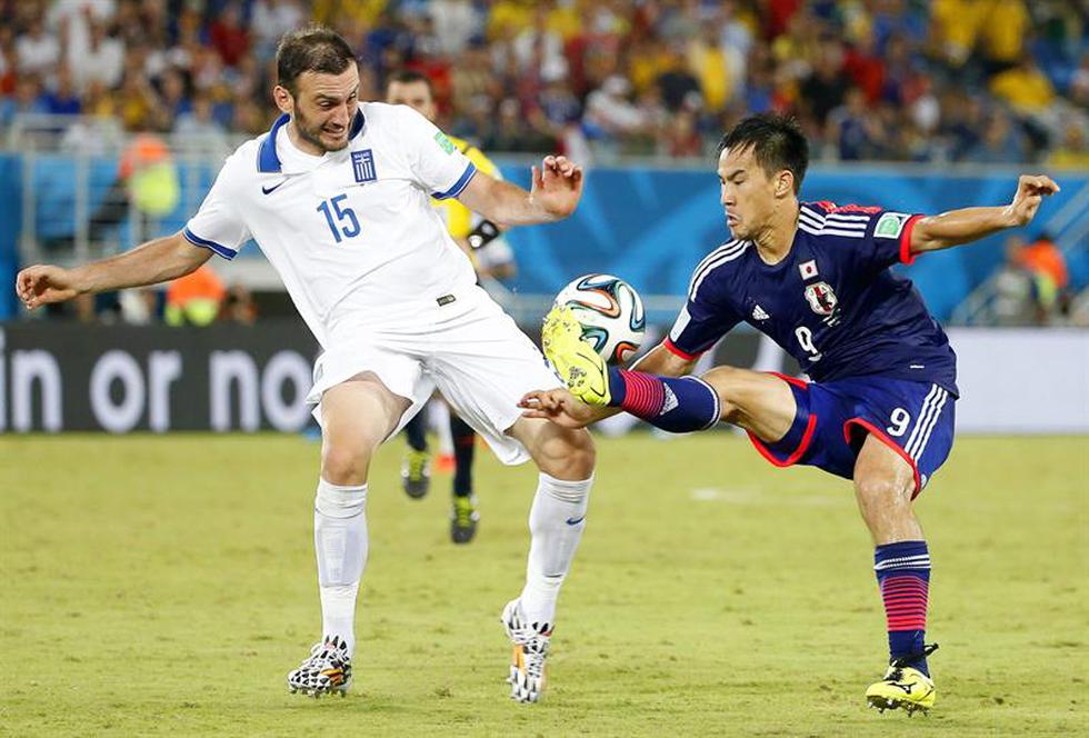 Brasil 2014: Japón no pudo contra diez jugadores de Grecia y terminó 0-0 (Fotos)