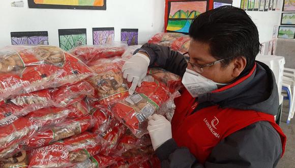 Continúa supervisión de entrega de canastas de víveres en Huancavelica