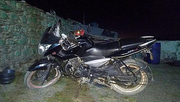 Minero fue intervenido por manejar motocicleta que fue robada en Juliaca